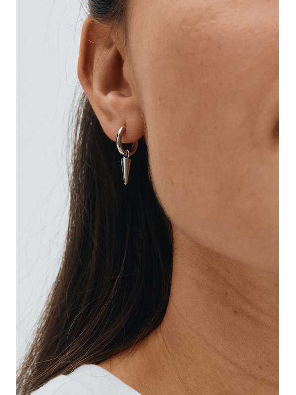 Edblad Peak Hoops Silver Earrings
