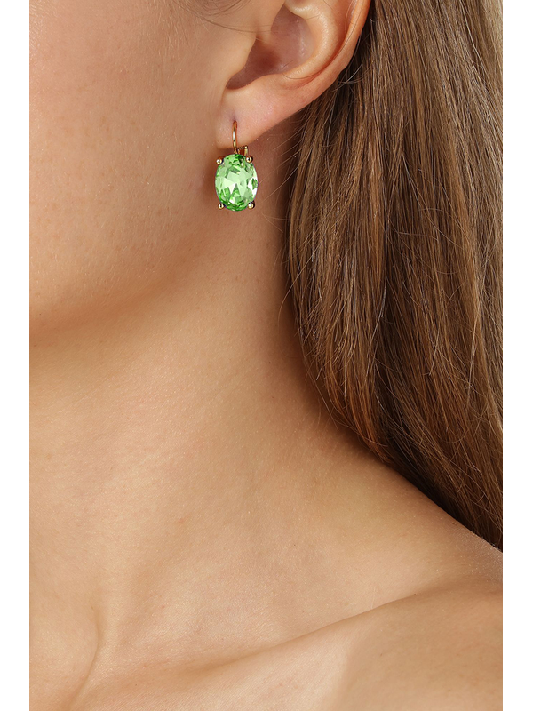 Dyrberg Kern Chantal Gold Light Green Earrings