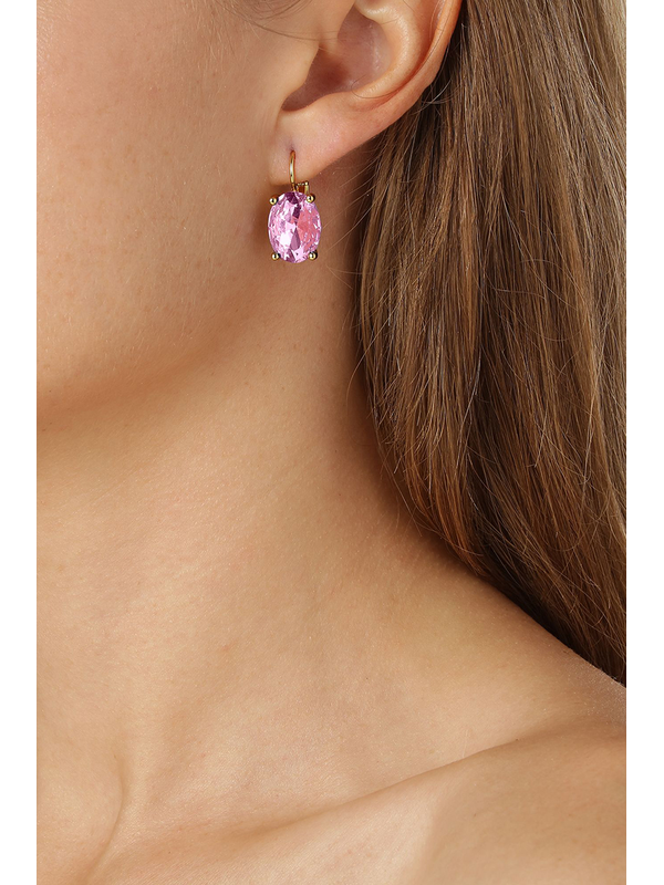 Dyrberg Kern Chantal Gold Light Rose Earrings