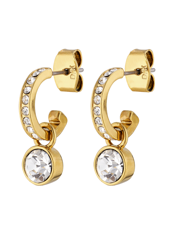 Dyrberg Kern Dessa Gold Crystal Earrings