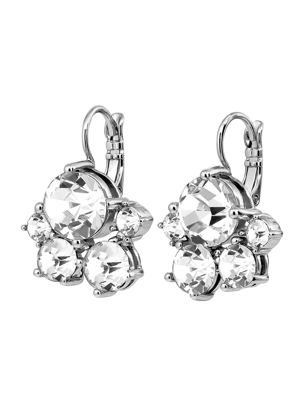 Dyrberg Kern Disar Silver Crystal Earrings
