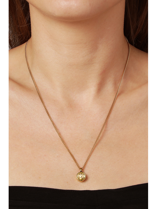Dyrberg Kern Ette Gold Crystal Necklace