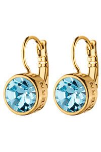 Dyrberg Kern Louise Gold Aqua Earrings