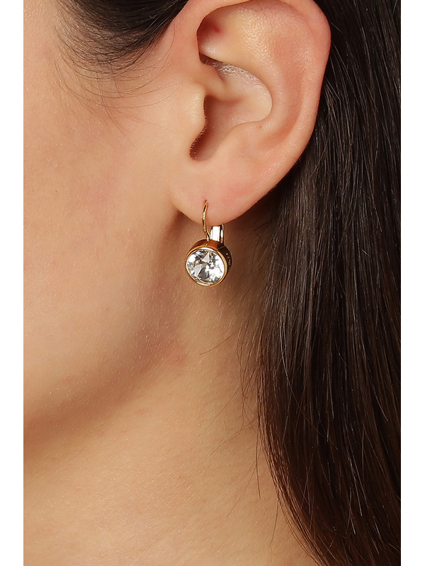Dyrberg Kern Louise Gold Crystal Earrings