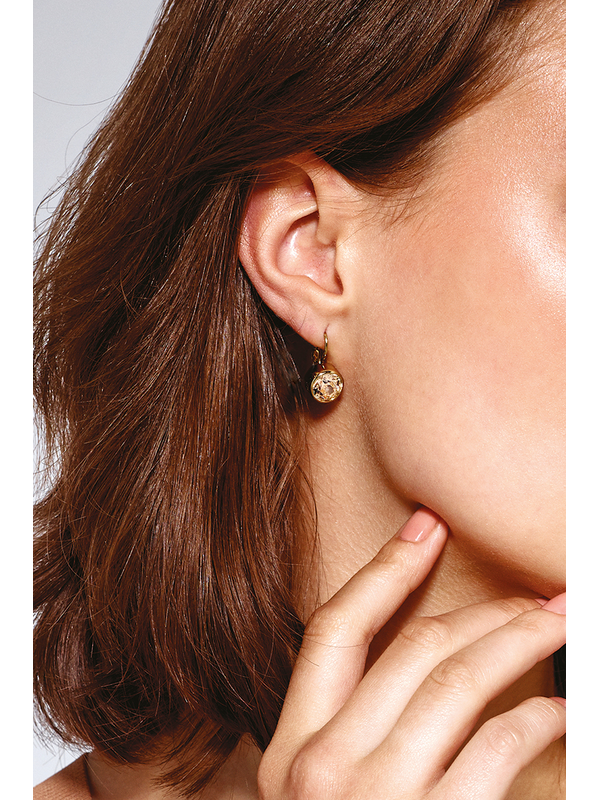 Dyrberg Kern Louise Gold Golden Shadow Earrings