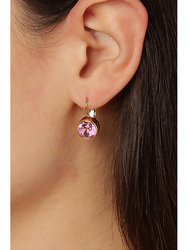 Dyrberg Kern Louise Gold Light Rose Earrings