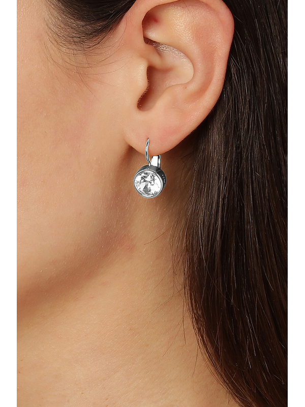 Dyrberg Kern Louise Silver Crystal Earrings