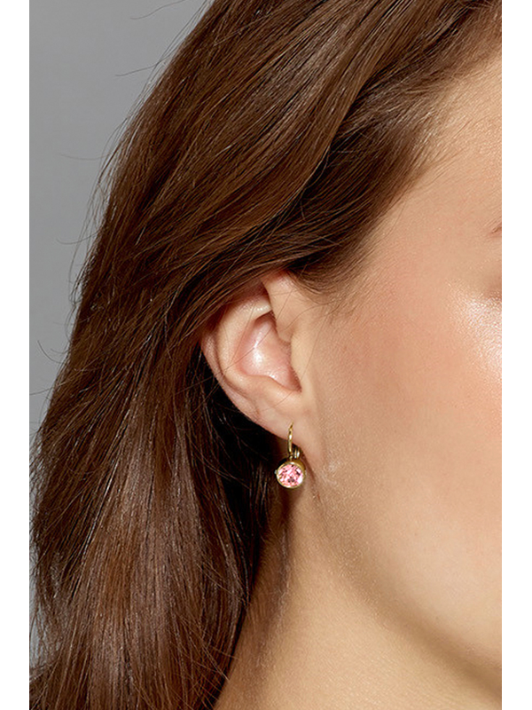 Dyrberg Kern Madu Gold Vintage Rose Earrings