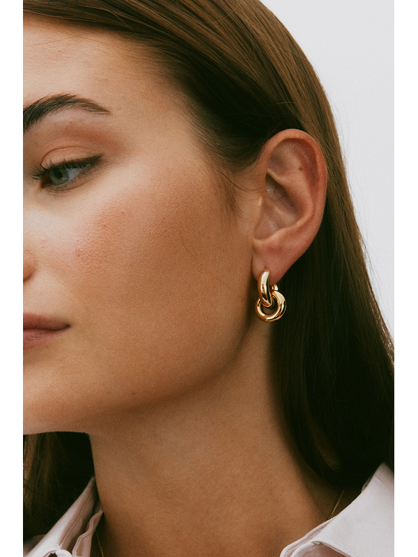 Edblad Chunky Eternal Gold Earrings