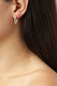 Dyrberg Kern Raquel Gold Crystal Earrings