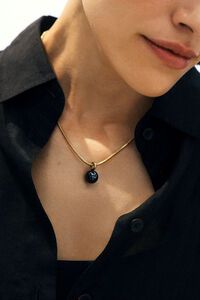 Edblad Aura Large Black Gold Necklace