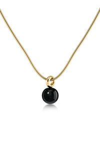 Edblad Aura Large Black Gold Necklace