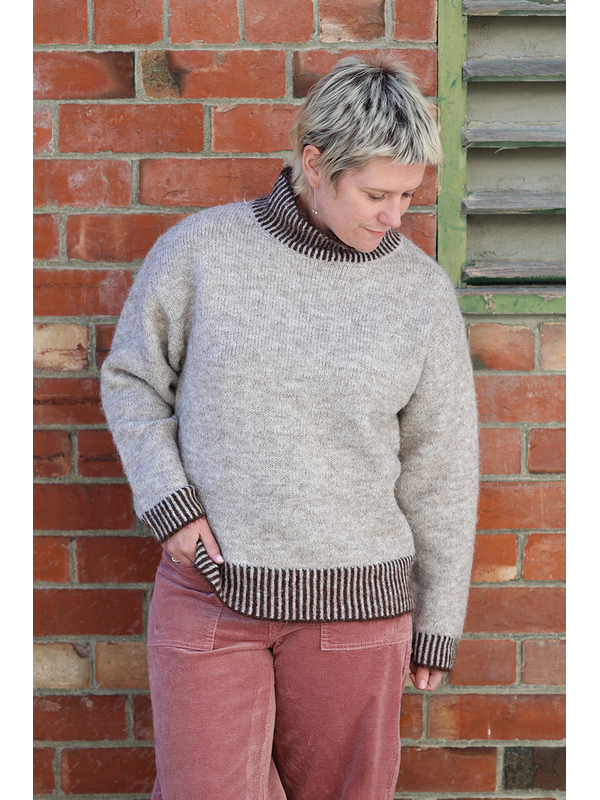 Fria The Label Two Tone Rib Jumper