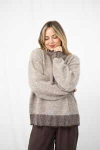 Fria The Label Two Tone Rib Jumper