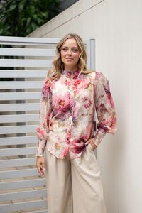 Fria The Label Vintage Peony Blouse