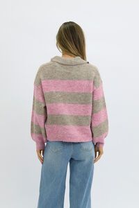 Worthier Mara Stripe Polo Knit