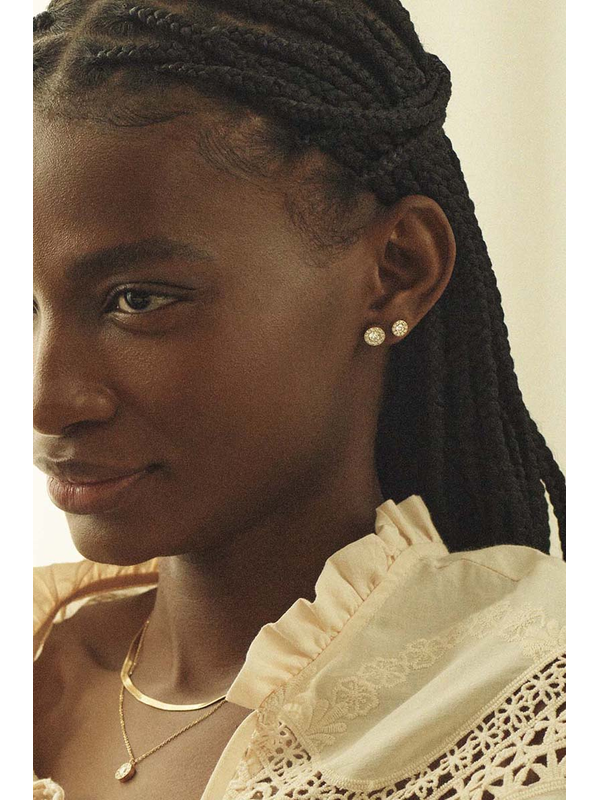 Edblad Thassos Silver Stud Earrings