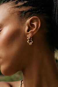 Edblad Spiral Hoops Large Gold Earrings