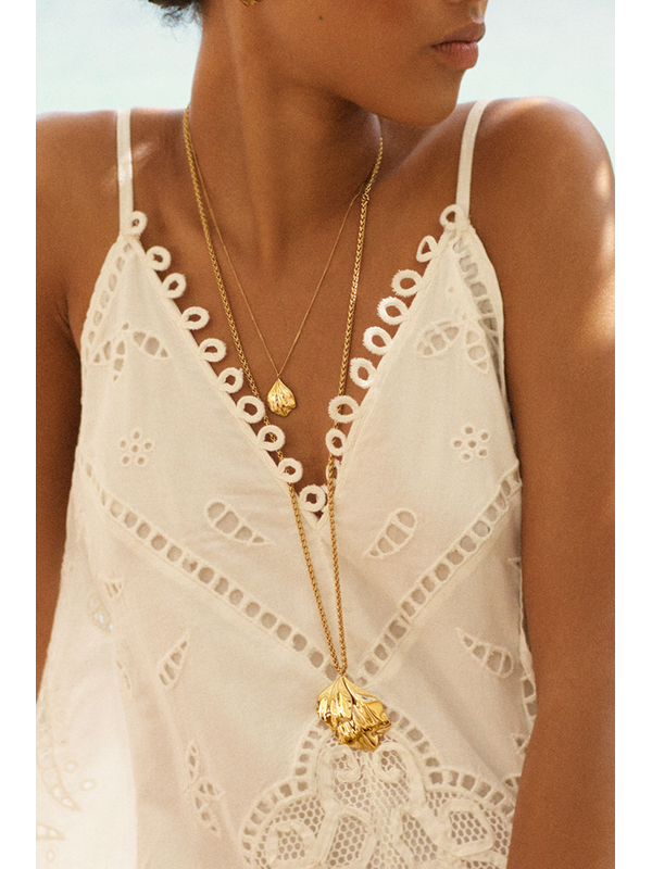 Edblad Petal Gold Large Necklace
