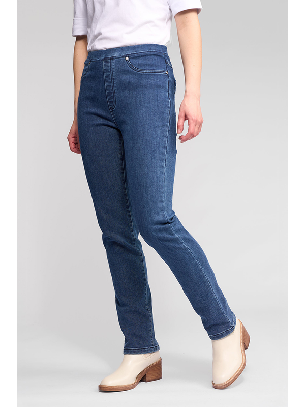 Vassalli Bay Pull On Slim Denim Pant