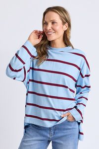 Elm Callie Stripe L/S Tee
