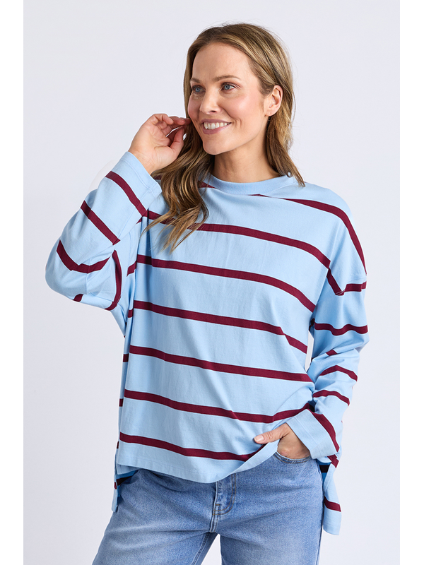 Elm Callie Stripe L/S Tee