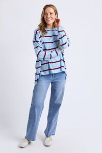 Elm Callie Stripe L/S Tee