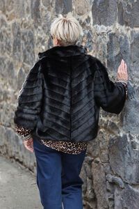 Alice + Lily Zip Faux Fur Jacket