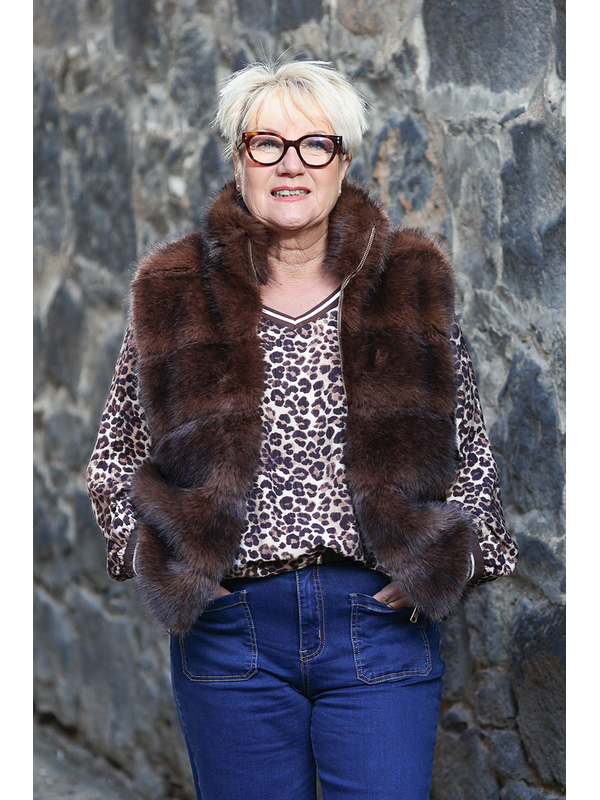 Alice + Lily Faux Fur Vest