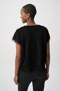 Joseph Ribkoff Novelty Fringe Top