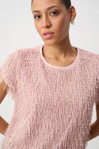 Joseph Ribkoff Novelty Fringe Top
