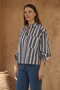 Betty Basics Erin Crop Shirt