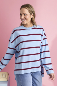 Elm Callie Stripe L/S Tee