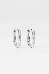 Stella + Gemma Square Hoop Crystals 