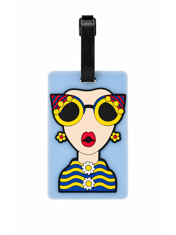 Sassy Duck Visage Luggage Tag