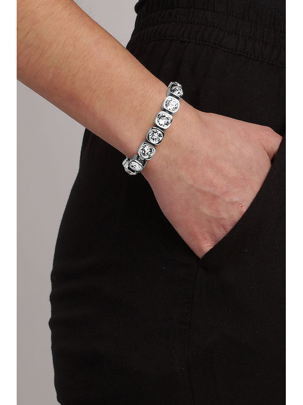 Dyrberg Kern Conian Silver Crystal Bracelet