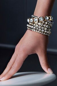 Dyrberg Kern Cory Silver Crystal Bracelet