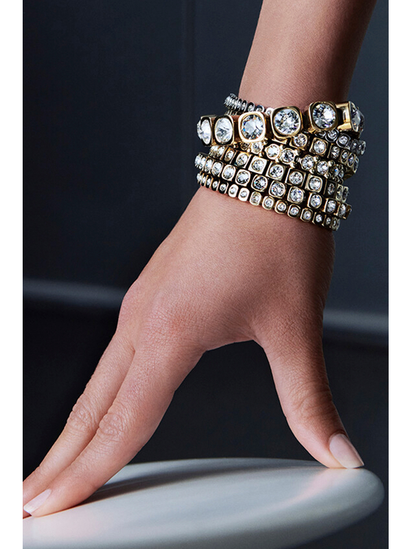 Dyrberg Kern Cory Silver Crystal Bracelet