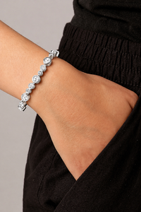 Dyrberg Kern Teresia Silver Crystal Bracelet