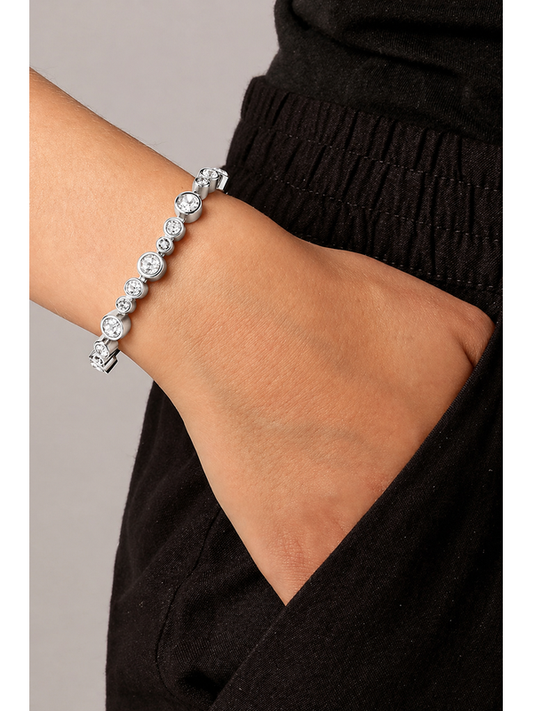 Dyrberg Kern Teresia Silver Crystal Bracelet