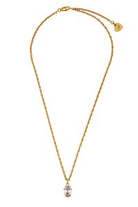 Dyrberg Kern Spira Gold Crystal Necklace