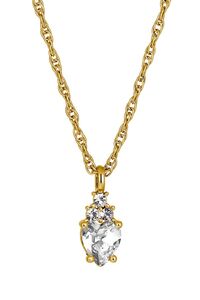 Dyrberg Kern Spira Gold Crystal Necklace