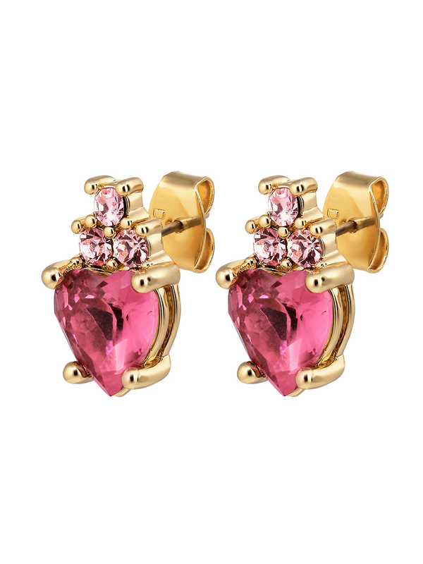 Dyrberg Kern Havoc Gold Rose Earrings