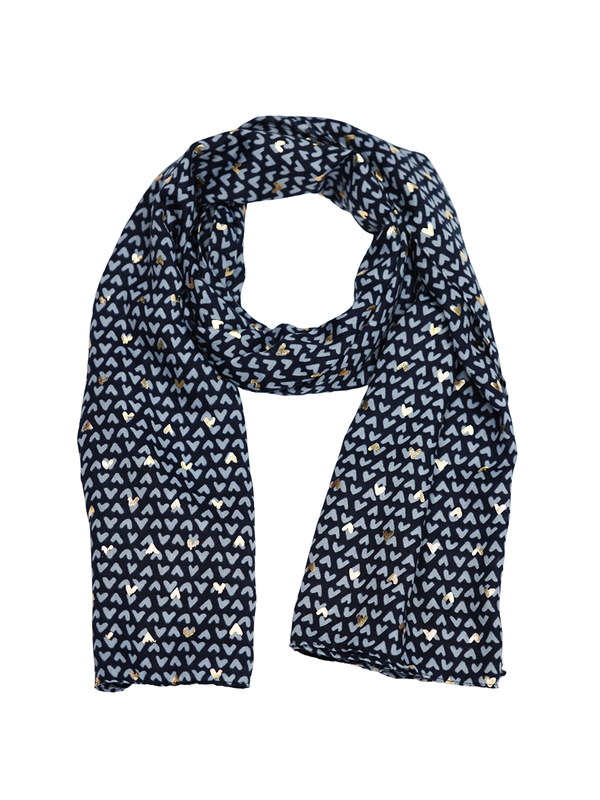 Ivys Mini Heart Print Scarf