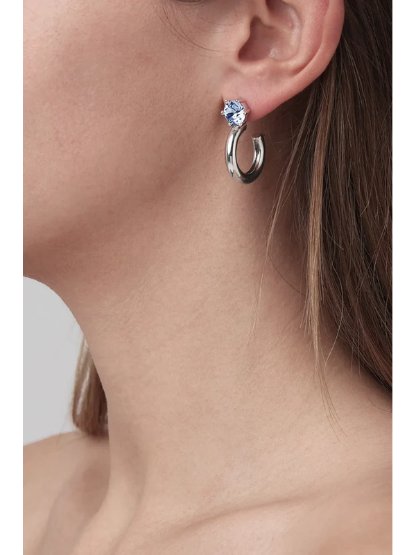 Dyrberg Kern Quinte Silver Light Blue Earrings