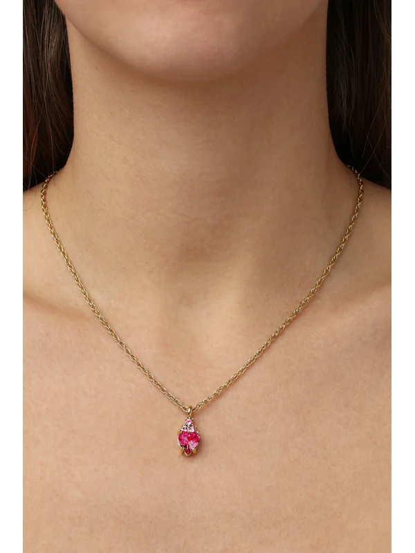 Dyrberg Kern Spira Gold Rose Necklace