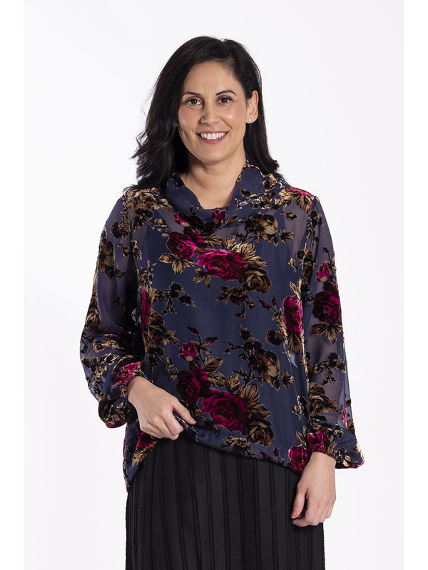 Jellicoe Drape Top Late Bloomer
