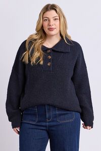 Elm Bron Button Knit