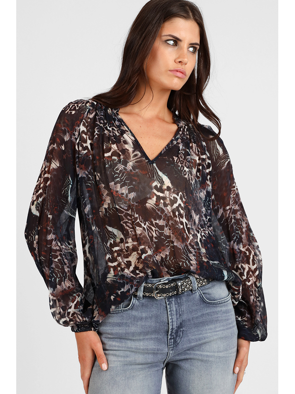 Storm Madam Butterfly Print Top