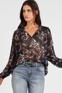 Storm Madam Butterfly Print Top